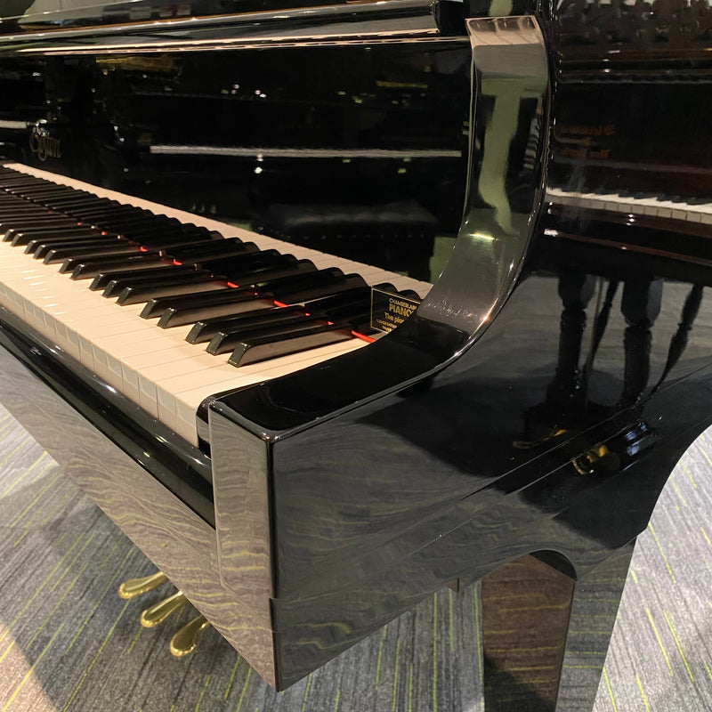 Pre-owned Boston GP156 baby grand piano in polished ebony