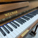 Pre-owned Welmar Model B upright piano in mahogany satin