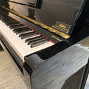 Pre-owned Kemble K121ZT upright piano in polished ebony