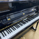 Pre-owned Grotrian Steinweg 116 upright piano in polished ebony