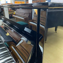 Pre-owned Grotrian Steinweg 116 upright piano in polished ebony