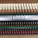 Kawai K-200 upright piano - Polished White, Silver Fittings