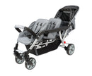 Familidoo Lightweight 3-Seater Stroller with Rain Cover