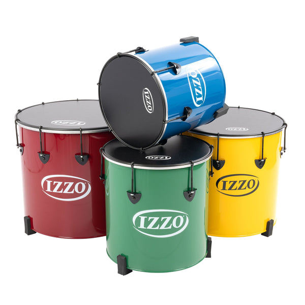 Izzo Castle Surdos Set Of 4 Nesting Samba Drums - 12", 14", 16", 18"