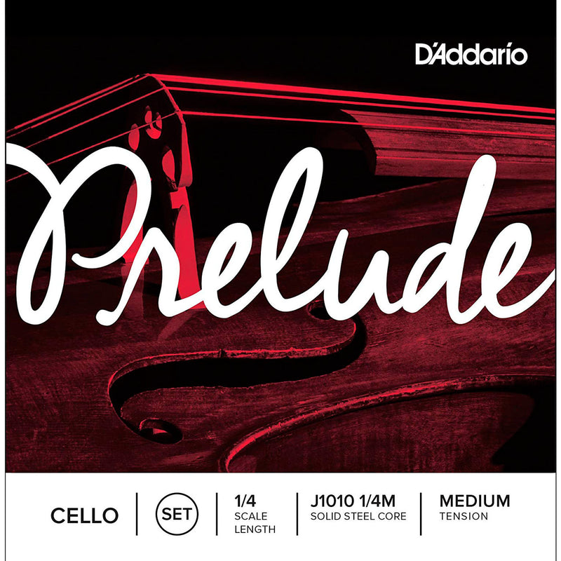 Daddario Prelude cello string set - 1/4 size