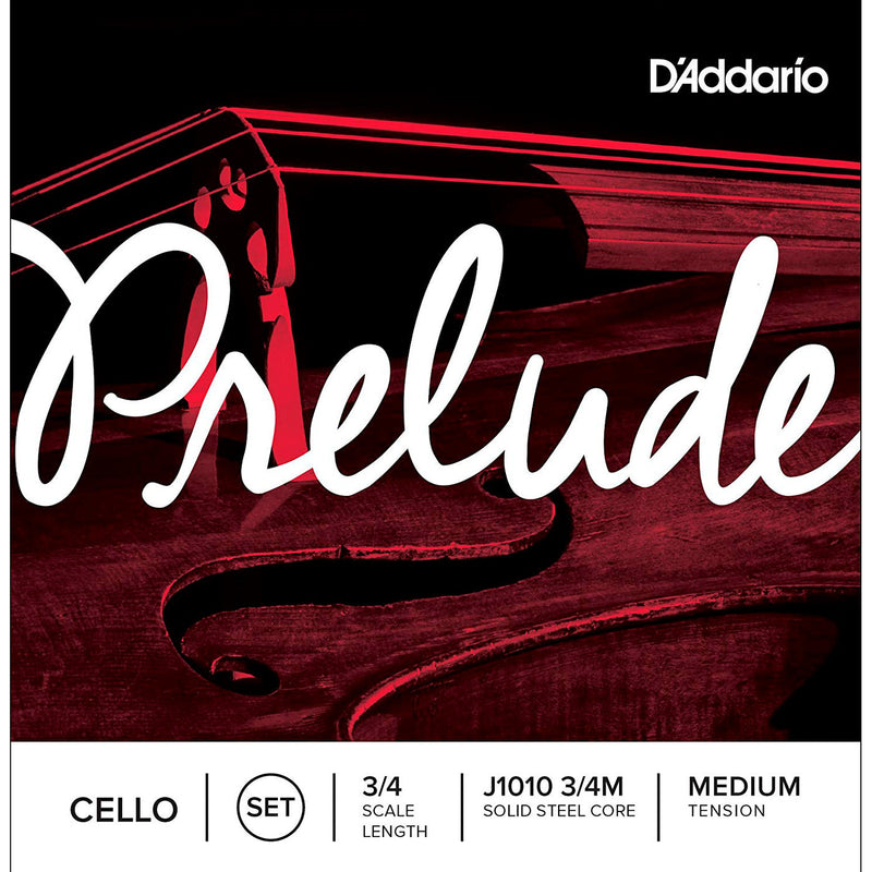 Daddario Prelude cello string set - 3/4 size