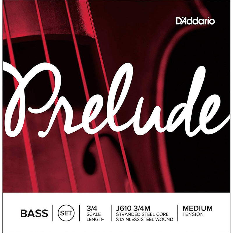 Daddario Prelude double bass string set - 3/4 size