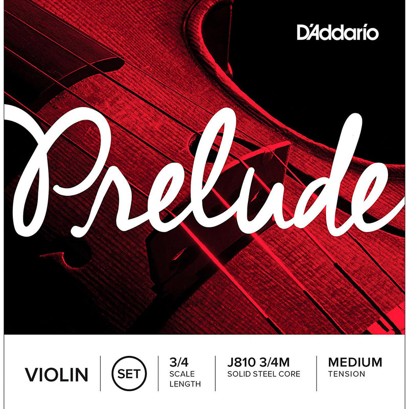 Daddario Prelude Violin String Set - 3/4 Size