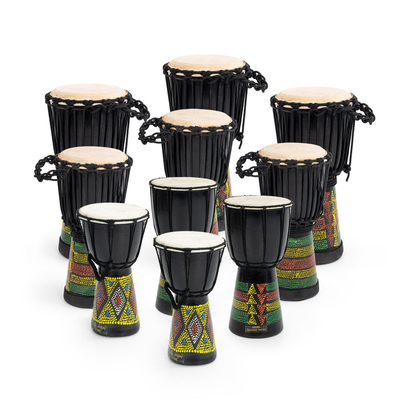 10 Player African Drum Set From Percussion Workshop