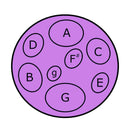 Jumbie Jam steel pan - Purple