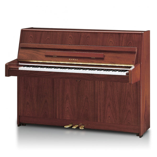 Kawai K-15E upright piano - Polished Mahogany