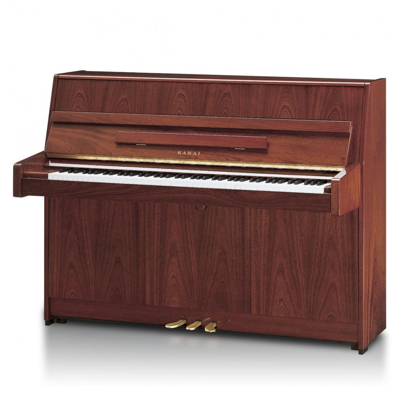 Kawai K-15E upright piano - Polished Mahogany