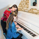 Kawai K-15E upright piano - Polished White