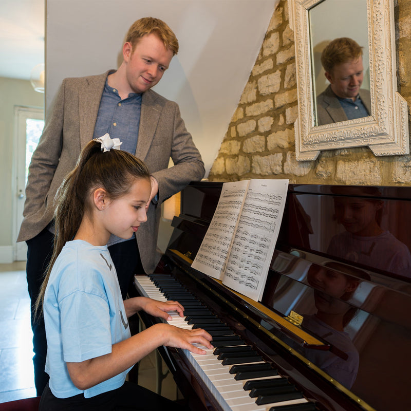 Kawai K-200 upright piano - Polished Mahogany