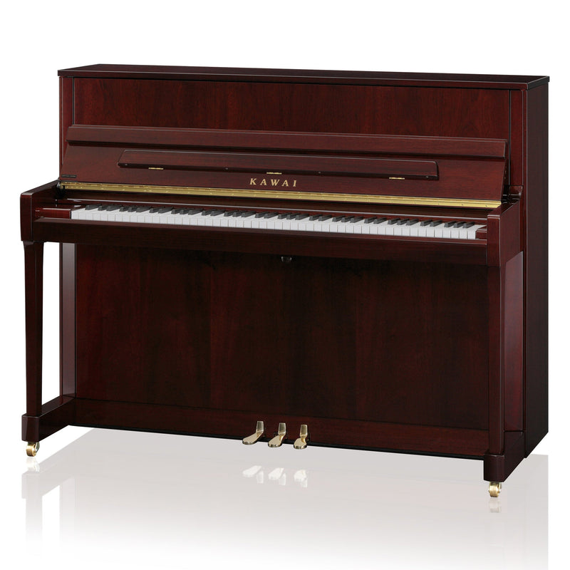 Kawai K-200 upright piano - Polished Mahogany