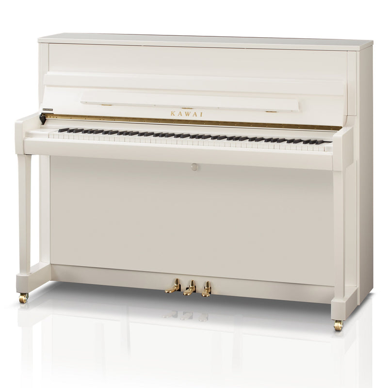 Kawai K-200 upright piano - Polished White