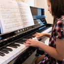 Kawai K-200 upright piano - Polished Ebony, Silver Fittings