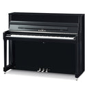 Kawai K-200 upright piano - Polished Ebony, Silver Fittings