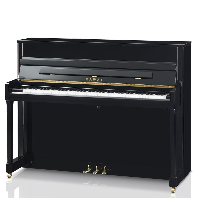 Kawai K-200 Upright Piano - Polished Ebony