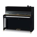 Kawai K-300 ATX4 Anytime upright piano - Polished Ebony, Silver Fittings