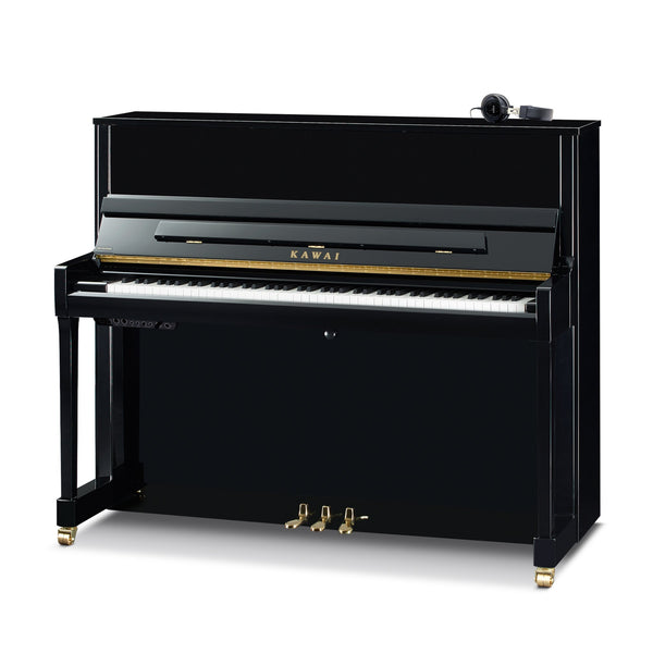 Kawai K-300 ATX4 Anytime upright piano - Polished Ebony