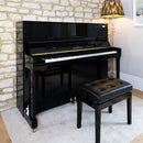 Kawai K-300 AURES2 hybrid upright piano in polished ebony