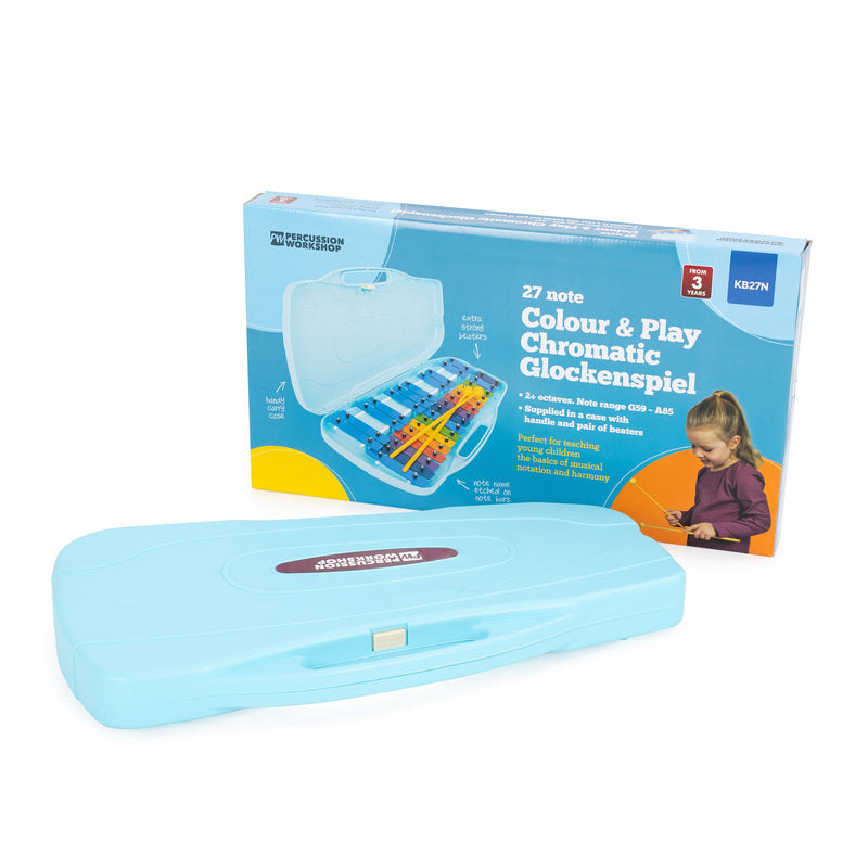 Percussion Workshop 27 Colour Note Chromatic Glockenspiel With Case