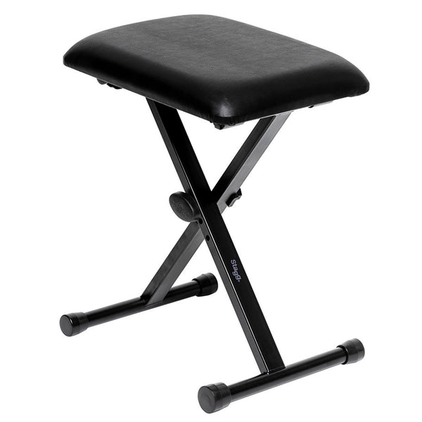 Stagg KEB-A10 keyboard bench with X-style folding legs