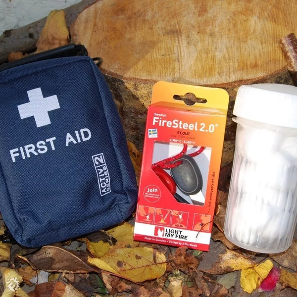 Small Fire Starter and Safety Kit