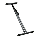 K&M X frame single braced height adjustable keyboard stand