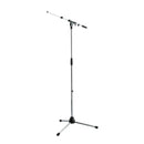 K&M extendable topline boom microphone stand - Black