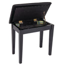 Kinsman Piano Bench with Storage - Satin black