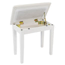 Kinsman Piano Bench with Storage - Satin white
