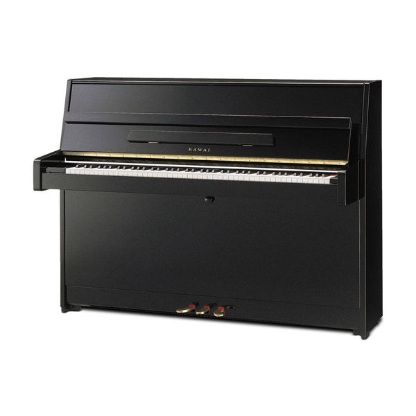 Kawai K-15E Upright Piano - Polished Ebony