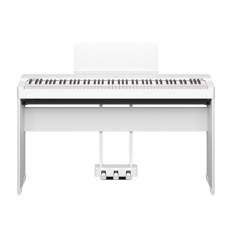Yamaha L-200 fixed stand for the P-225 digital piano - White