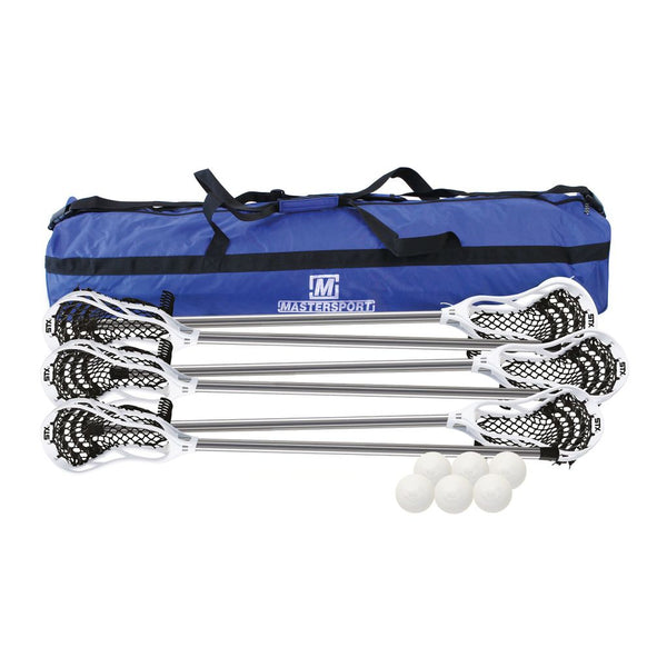 STX STALLION 200 MENS LACROSSE STICK STICKS, BALLS AND BAG SET