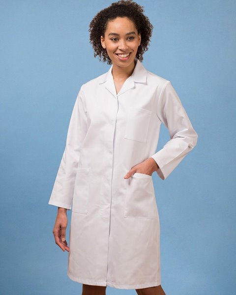 Laboratory Coats, Polyester Cotton, Female, Chest 100cm, 110cm long (Each)