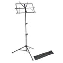 Lawrence Lightweight Folding Music Stand - Black