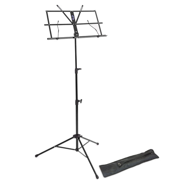 Lawrence Lightweight Folding Music Stand - Black