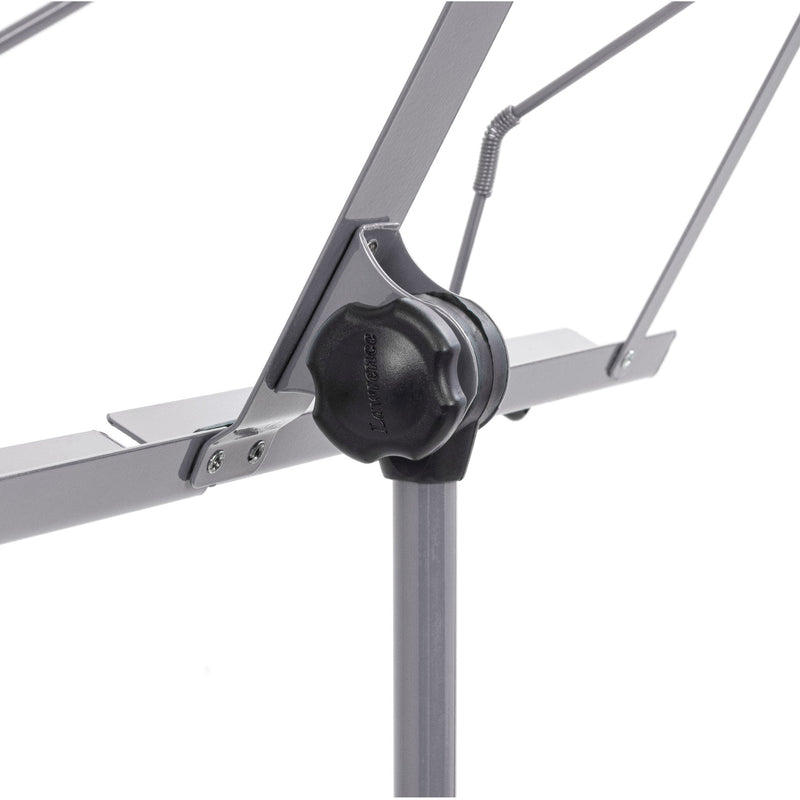 Lawrence Lightweight Folding Music Stand - Silver