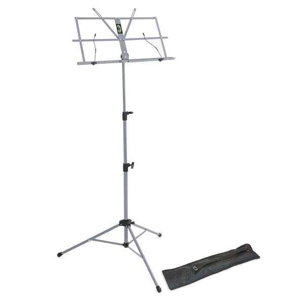 Lawrence Lightweight Folding Music Stand - Silver