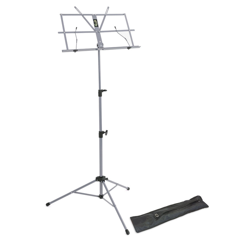 Lawrence Lightweight Folding Music Stand - Silver