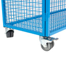 Educational Aids lockable mobile instrument trolley - Blue