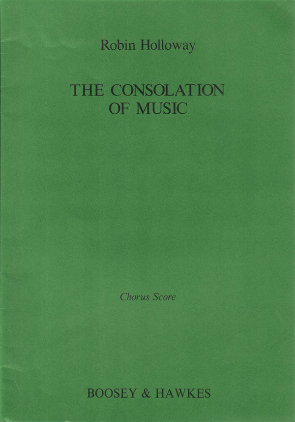 The Consolation of Music Op 38 / 1 - chorus score
