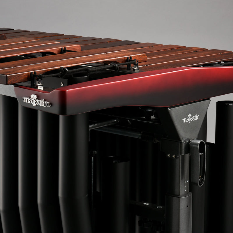 Majestic Reflection 5 octave rosewood bar marimba - Black resonators