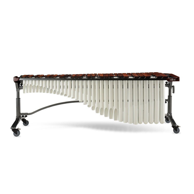 Majestic Reflection 5 octave rosewood bar marimba - White resonators
