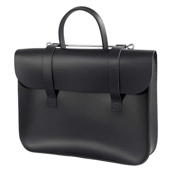 Oxford Traditional leather music case - Black