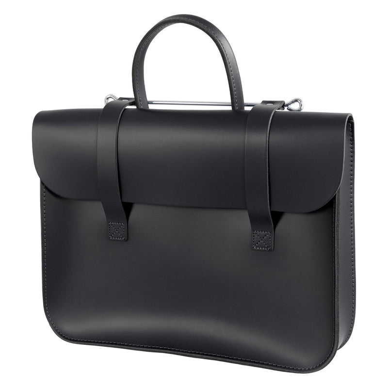 Oxford Traditional leather music case - Black