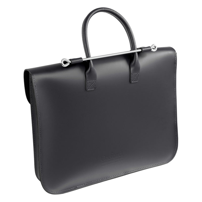 Oxford Traditional leather music case - Black