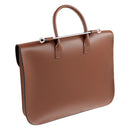 Oxford Traditional leather music case - Chestnut brown